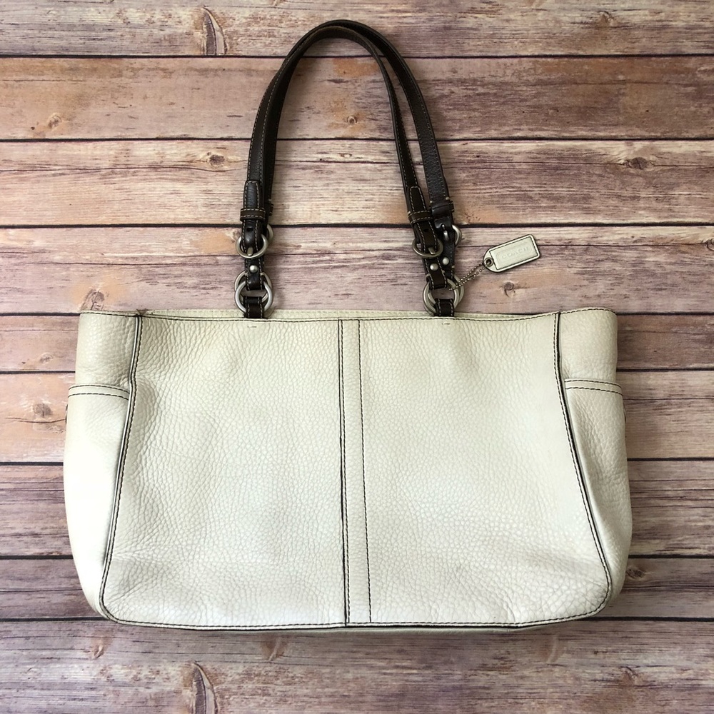 Coach Ivory Handbag